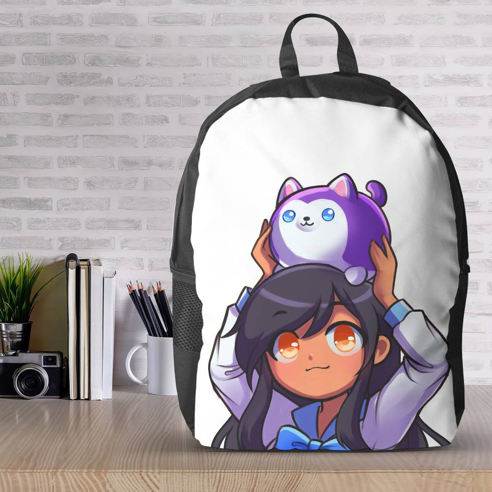 Aphmau Backpack with Lunch Box Aphmau Kawaii Chan Heat Insulated Lunchbox