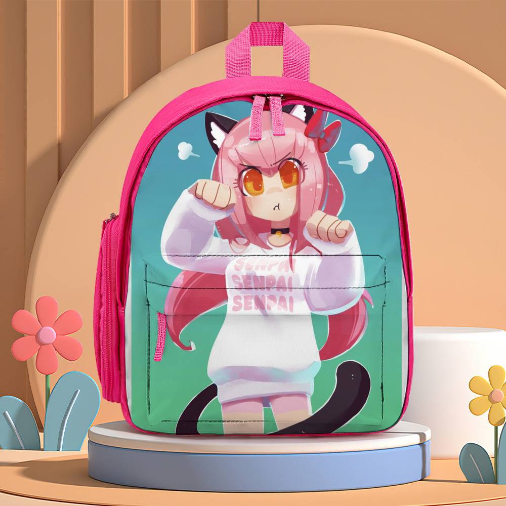 Aphmau Backpack, Aphmau Kawaii Chan Backpack, Waterproof Schoolbag for Kids