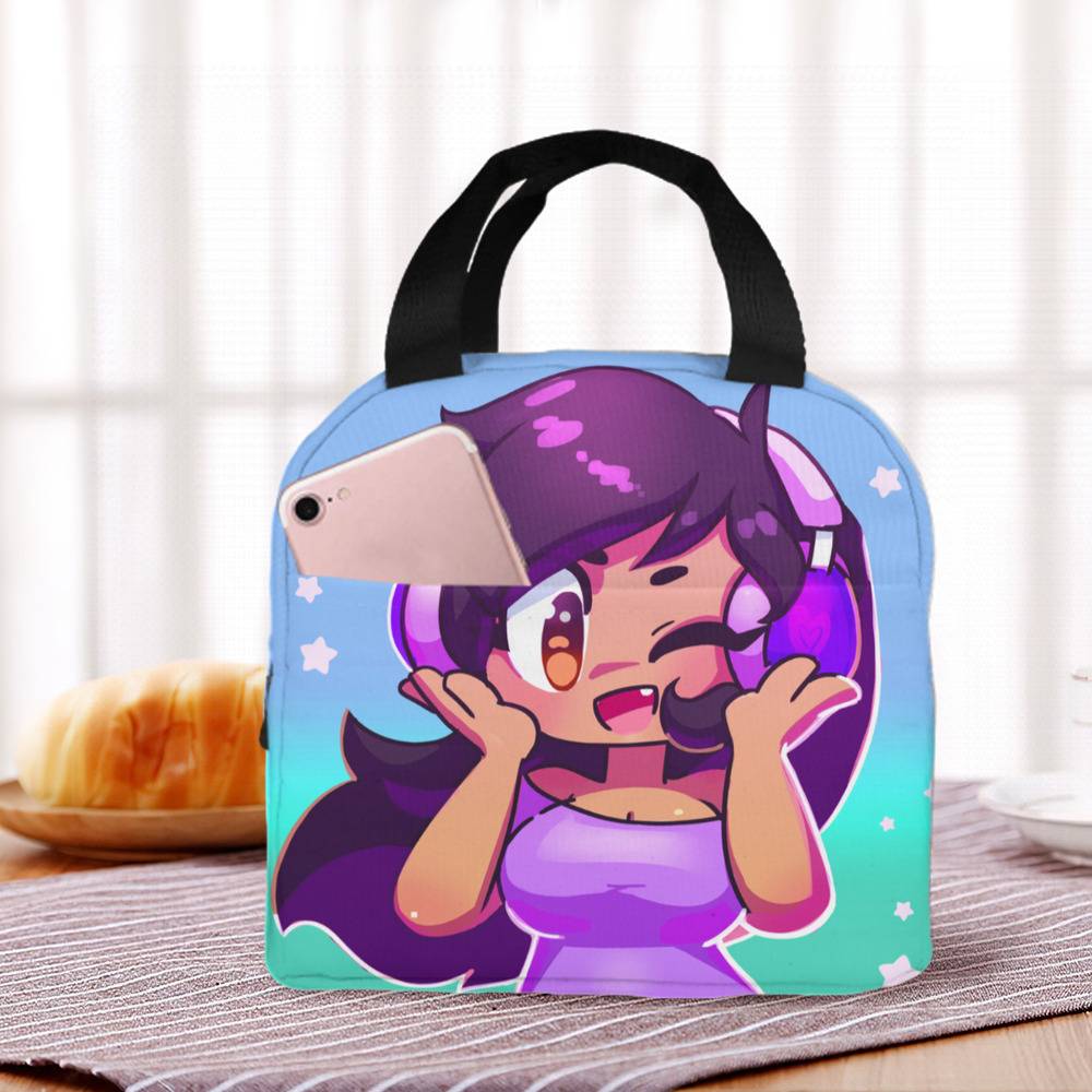 Aphmau Merch Resuable Lunch Boxes Cartoon Anime Multifunction