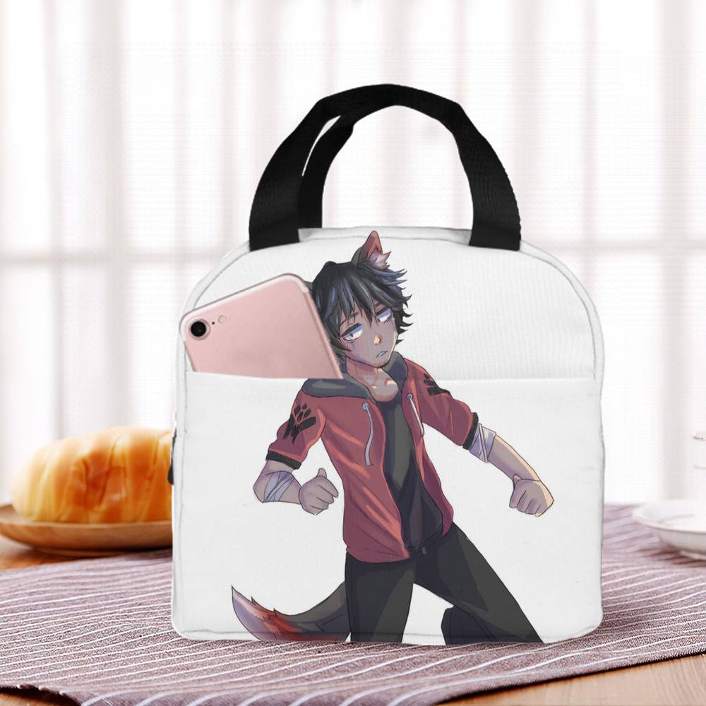 Aphmau Backpack with Lunch Box Aaron Aphmau Heat Insulated Lunchbox