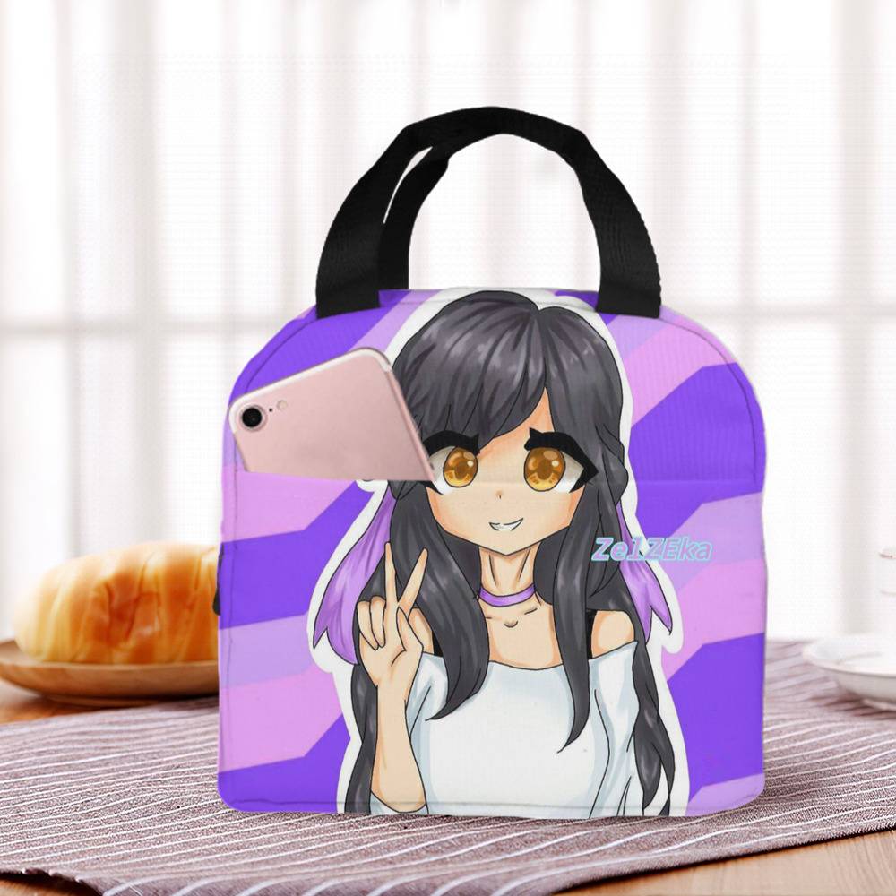 Aphmau on X: Mystreet Neko~Themed backpack and lunchbox! SUPER