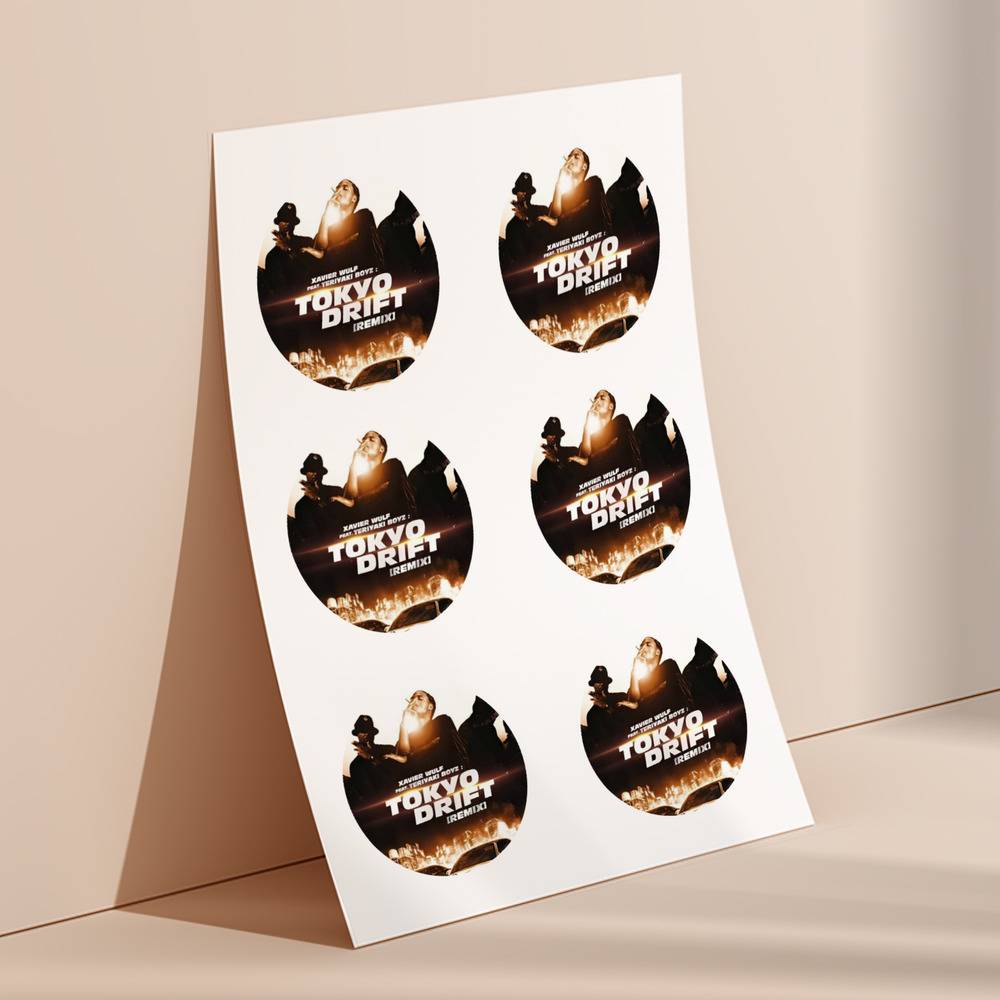 Xavier Wulf Stickers