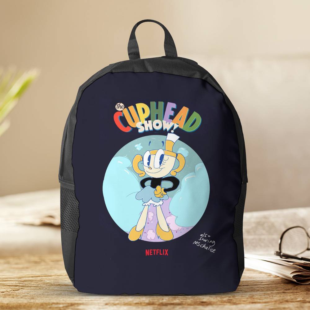 Cuphead backpack outlet