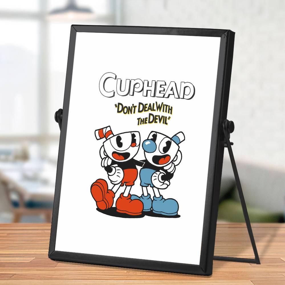 Cuphead Poster Speedrun Cuphead Poster Wall Art Sticky Poster