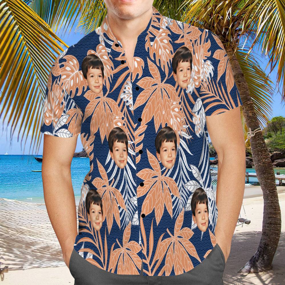 John Mulaney Hawaiian Shirt Custom Photo Hawaiian Shirt Blue