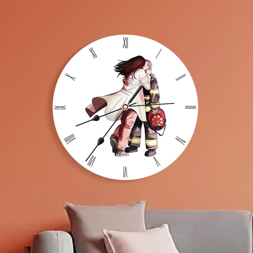 Anime Round Wall Clock Home Decor Wall Clock Gift for Anime Fans |  animemerch.us