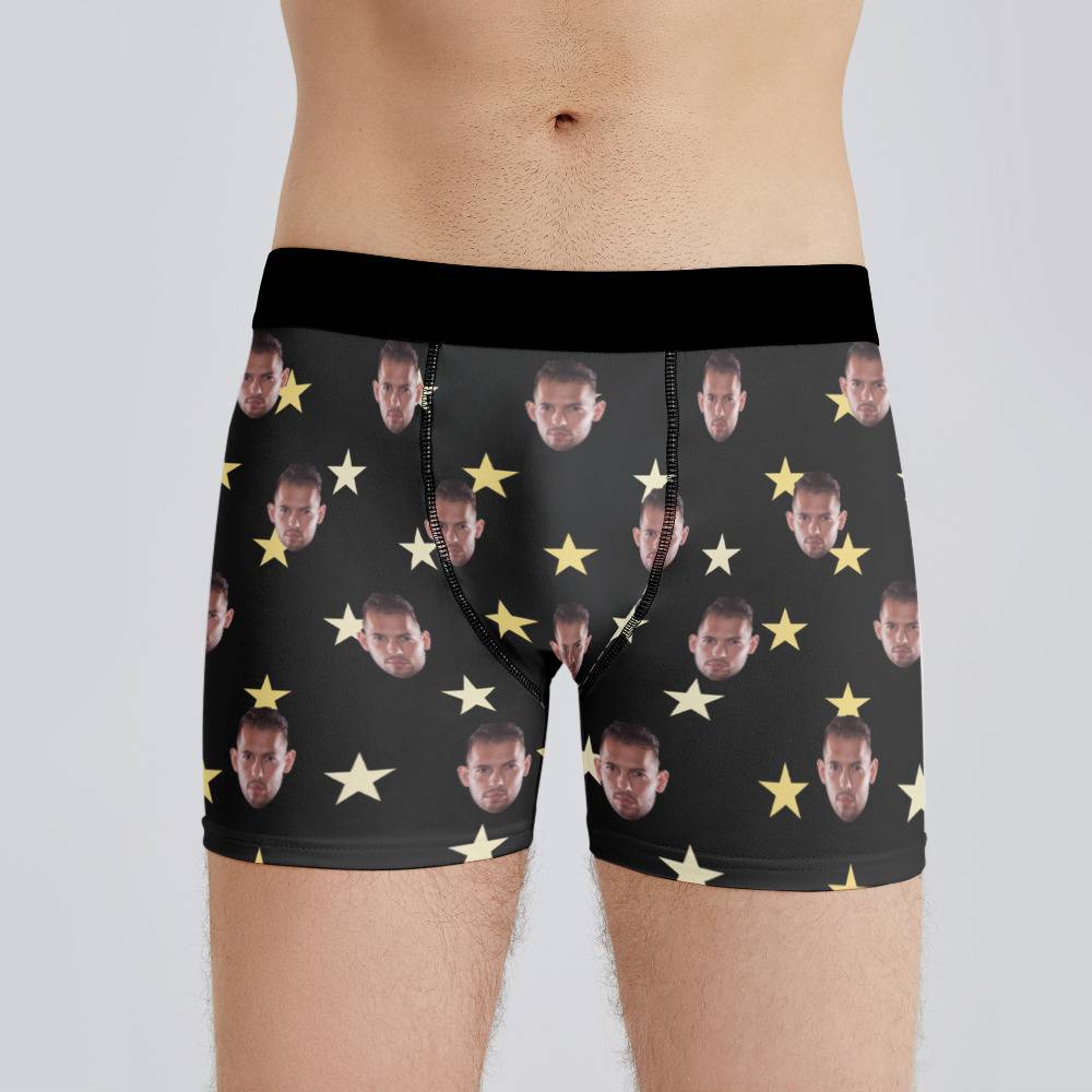Andrew Tate Boxers Custom Photo Boxers Men's Underwear Little Star