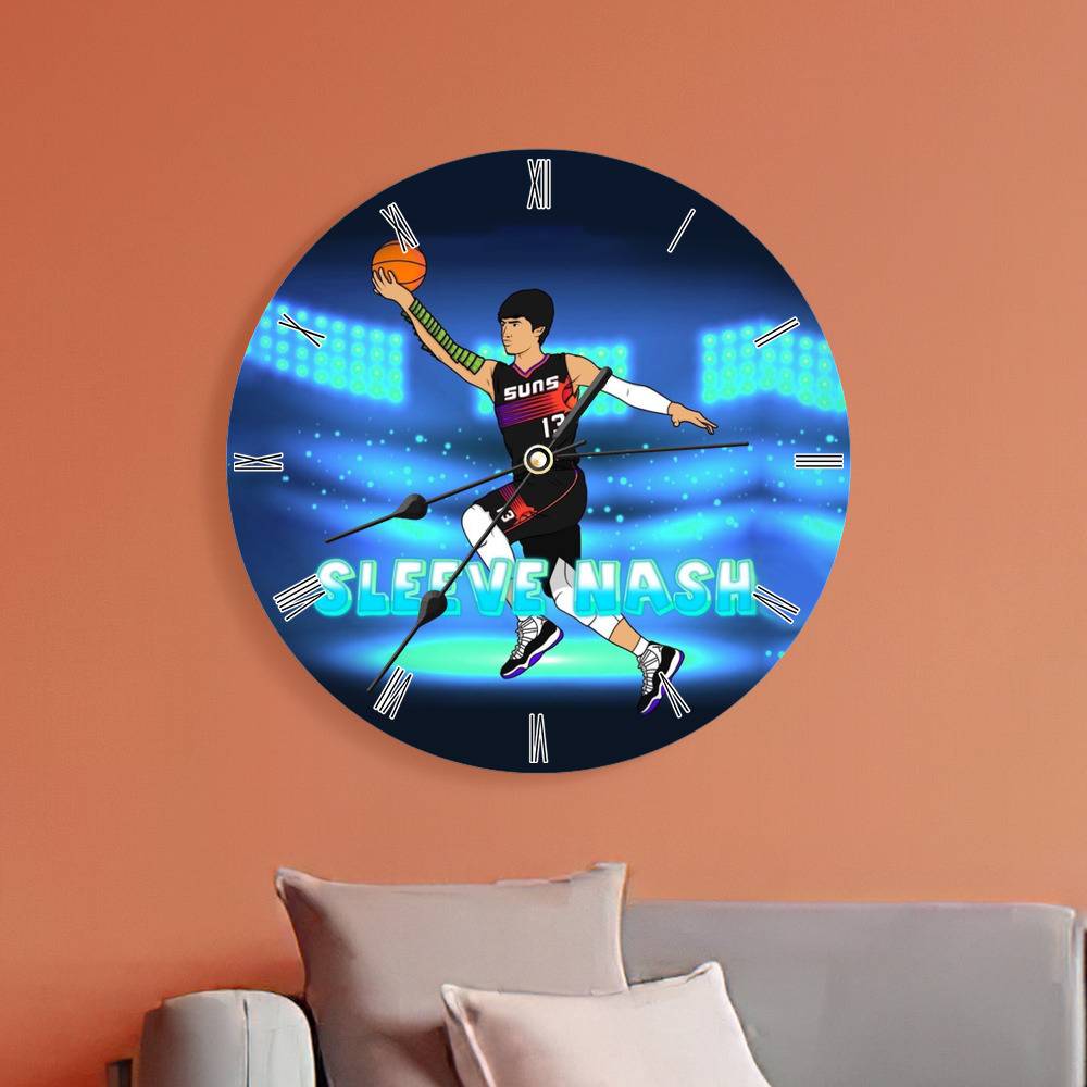 Haikyuu Round Wall Clock Home Decor Wall Clock Gift for Haikyuu Fans