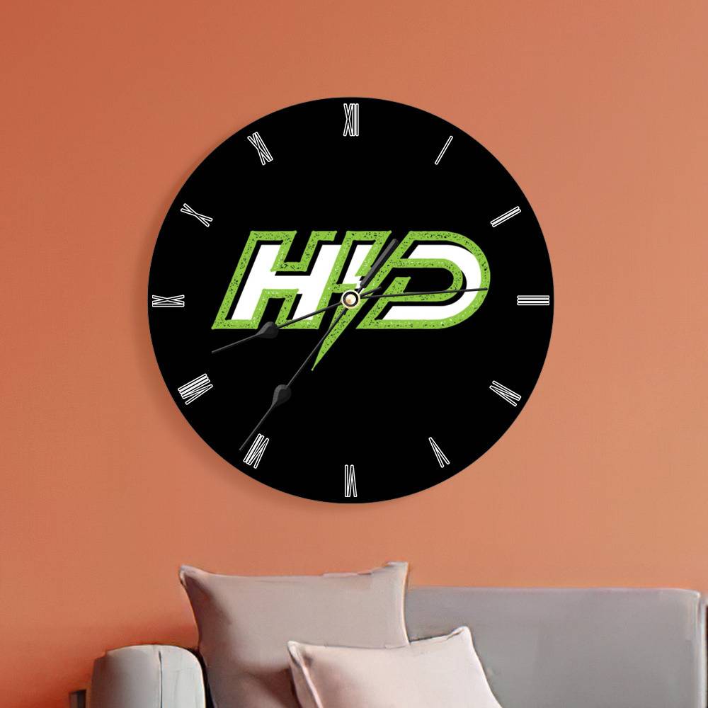 Hailie Deegan Round Wall Clock Home Decor Wall Clock Gift for