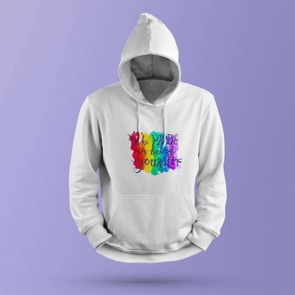 Pride Hoodie Pride Colorful Flag Hoodie lgbttshirt