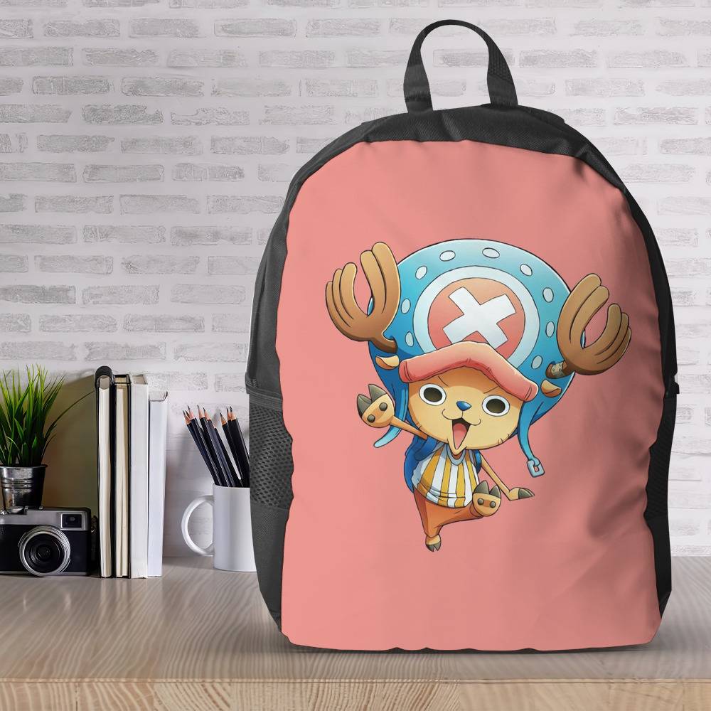 One Piece Travel Backpack Luffy School Bag with USB Charging Port - Homeywow