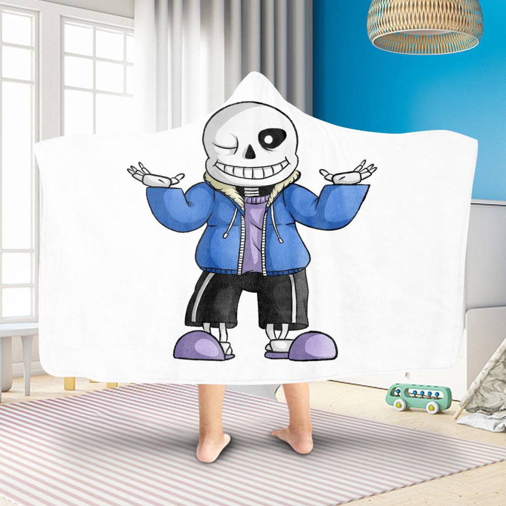 Sans Hoodie Blanket Sans Battle Sprite Hoodie Blanket