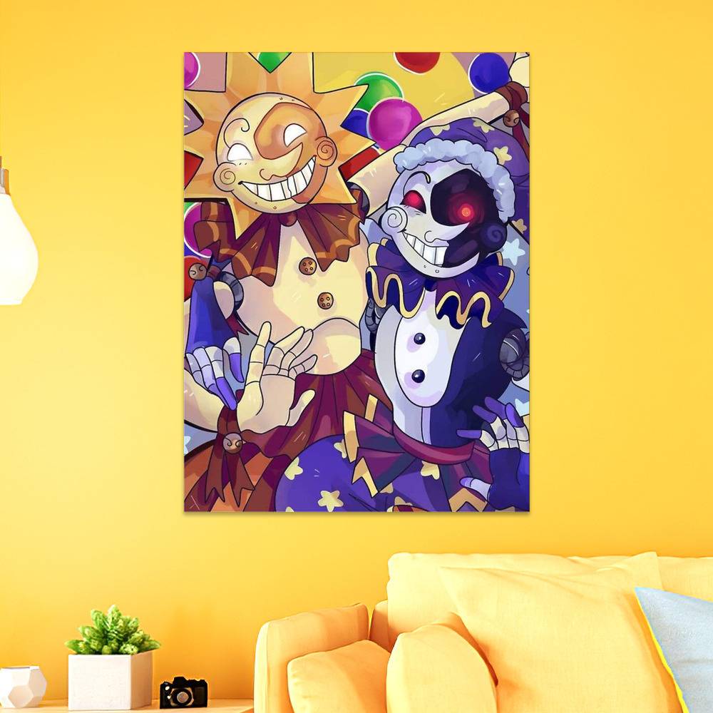 Sundrop Fnaf Poster Funny Poster Wall Art Sticky Poster
