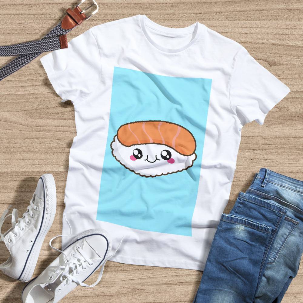 Salmon Sushi Cannon Ball T-Shirt