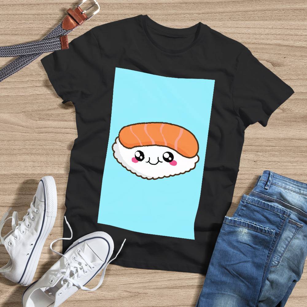 Salmon Sushi Cannon Ball T-Shirt