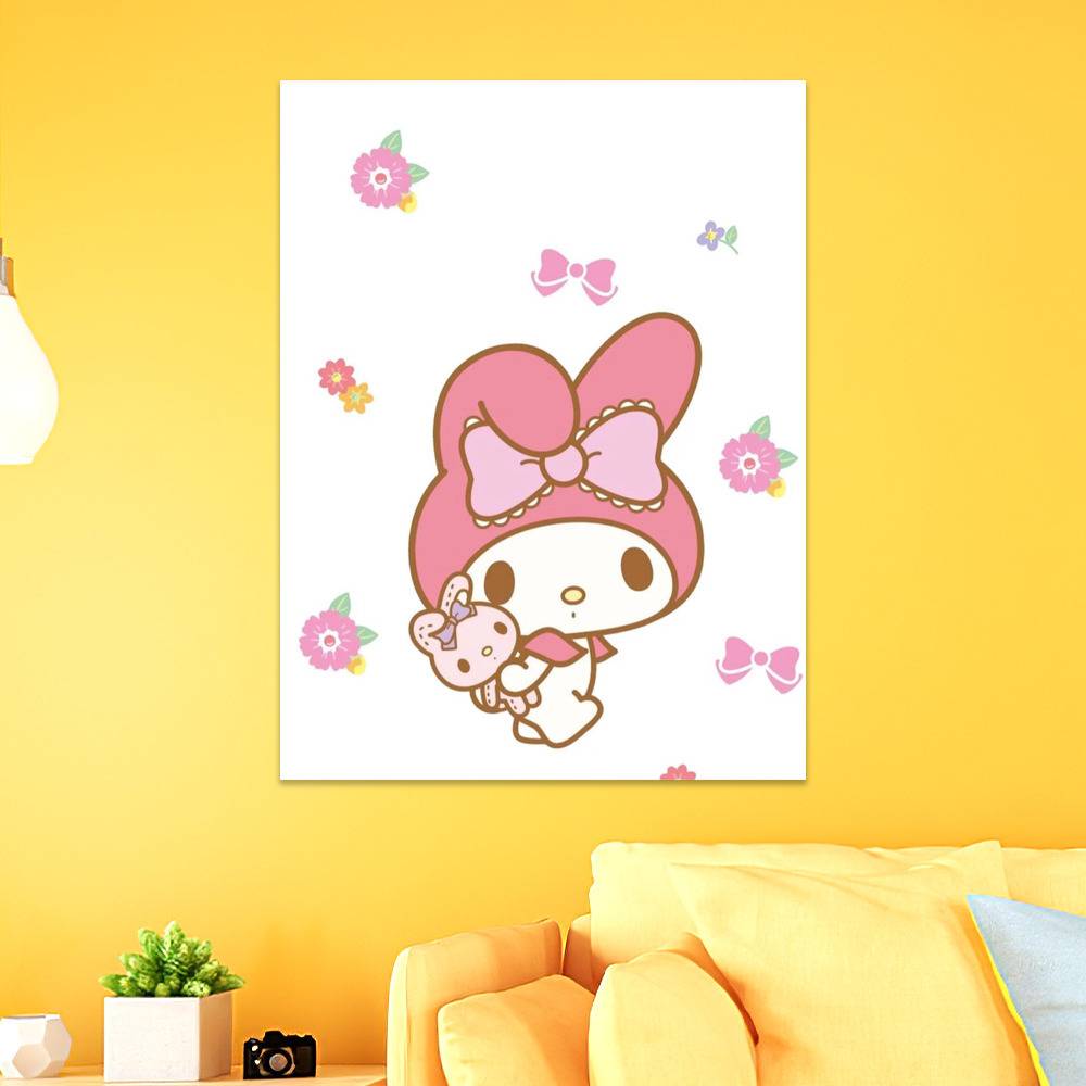 Hello Kitty Poster Take Pictures Poster Wall Art Sticky Poster