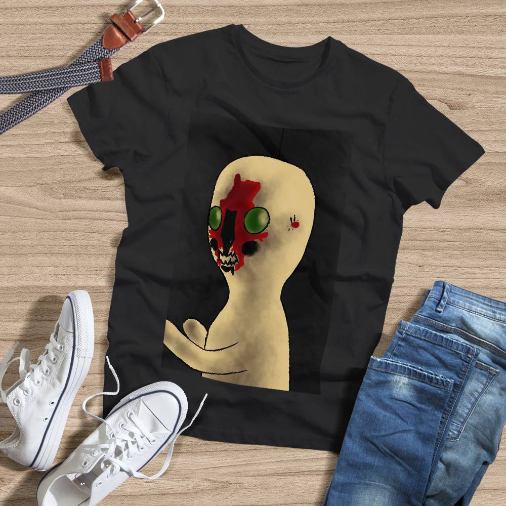  SCP 173 Peanut Containment Breach Scary T-Shirt : Clothing,  Shoes & Jewelry