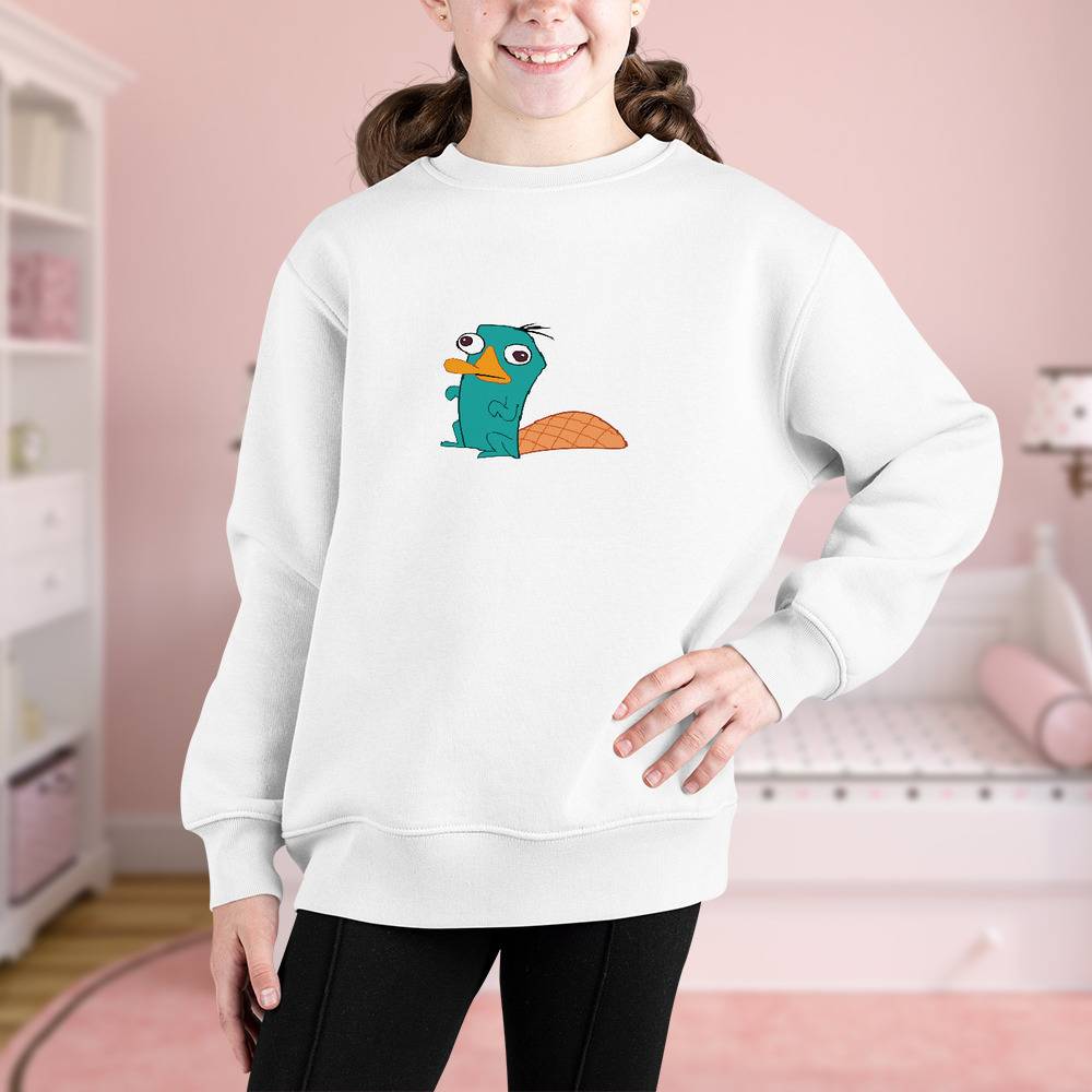 Perry The Platypus Kid Sweatshirt Cute Perry The Platypus Kid Sweatshirt