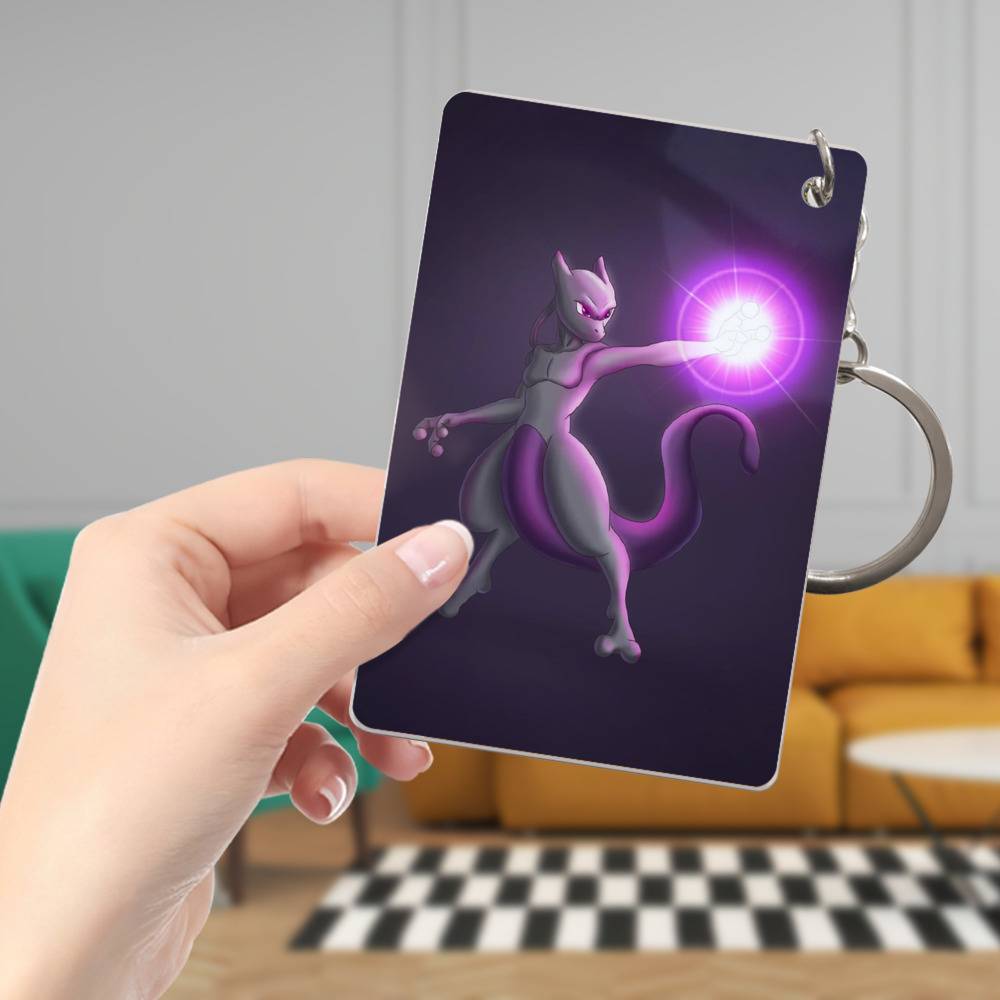 Pokemon Mewtwo Shiny keychain