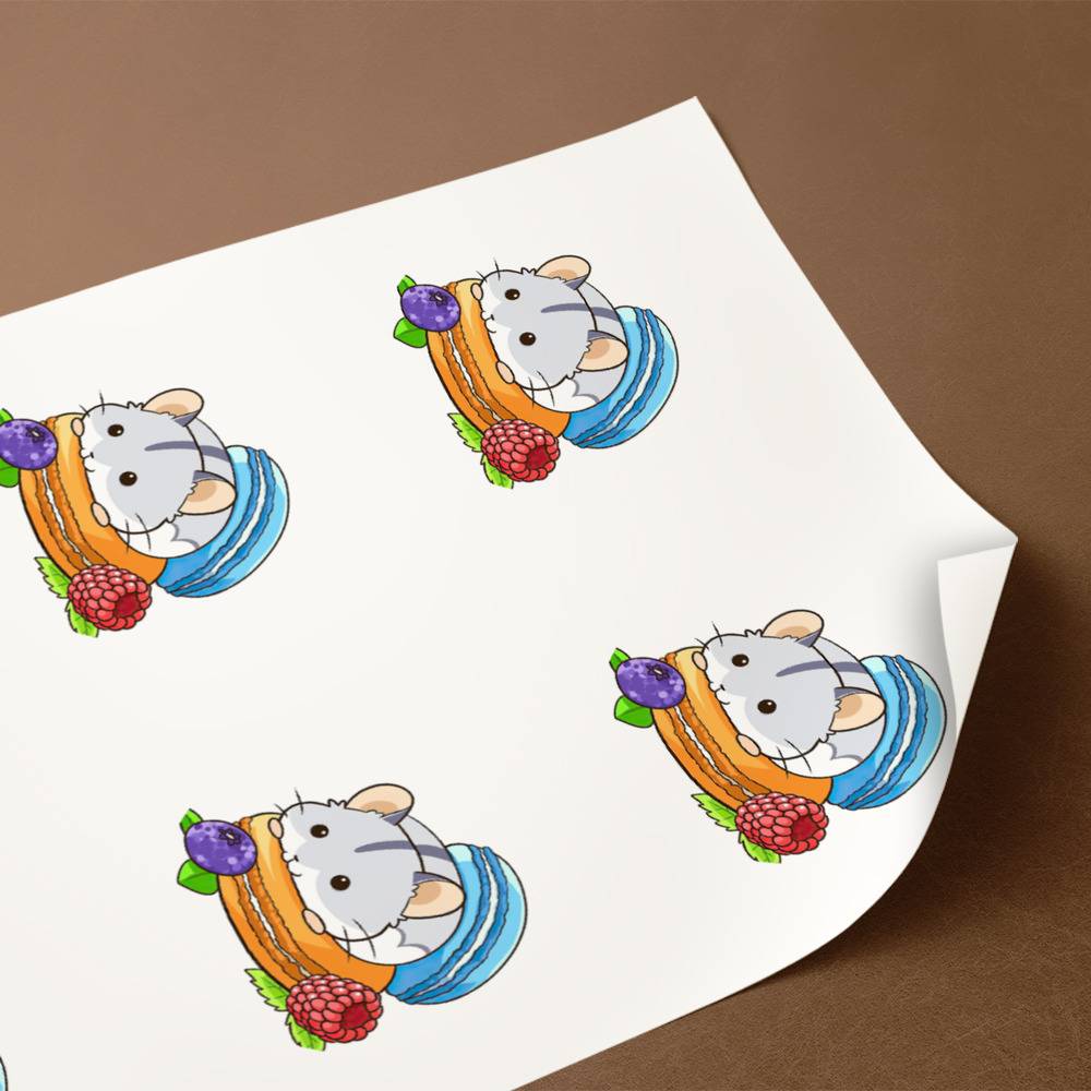 Kawaii Hamster Paper Stickers 45 Pcs