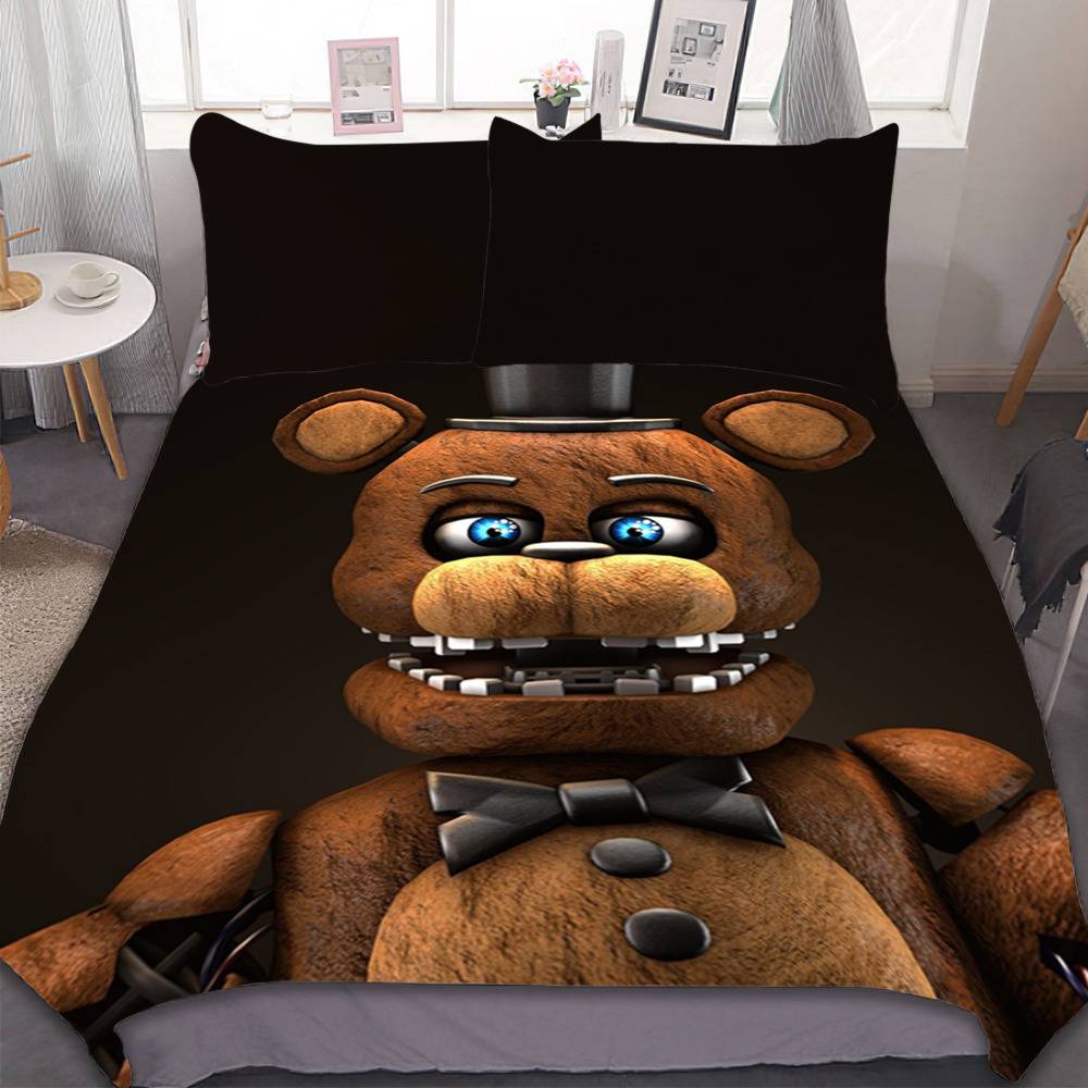 FNAF FIVE NIGHTS AT FREDDY'S Fleece Blanket Bed Throw Soft Blanket Match  Bedding