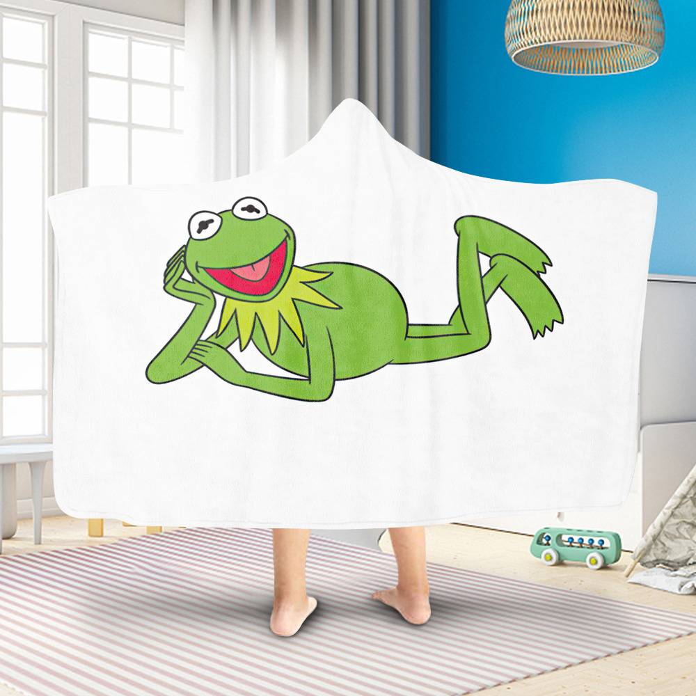 Kermit Hoodie Blanket Freedom Hooded Blanket
