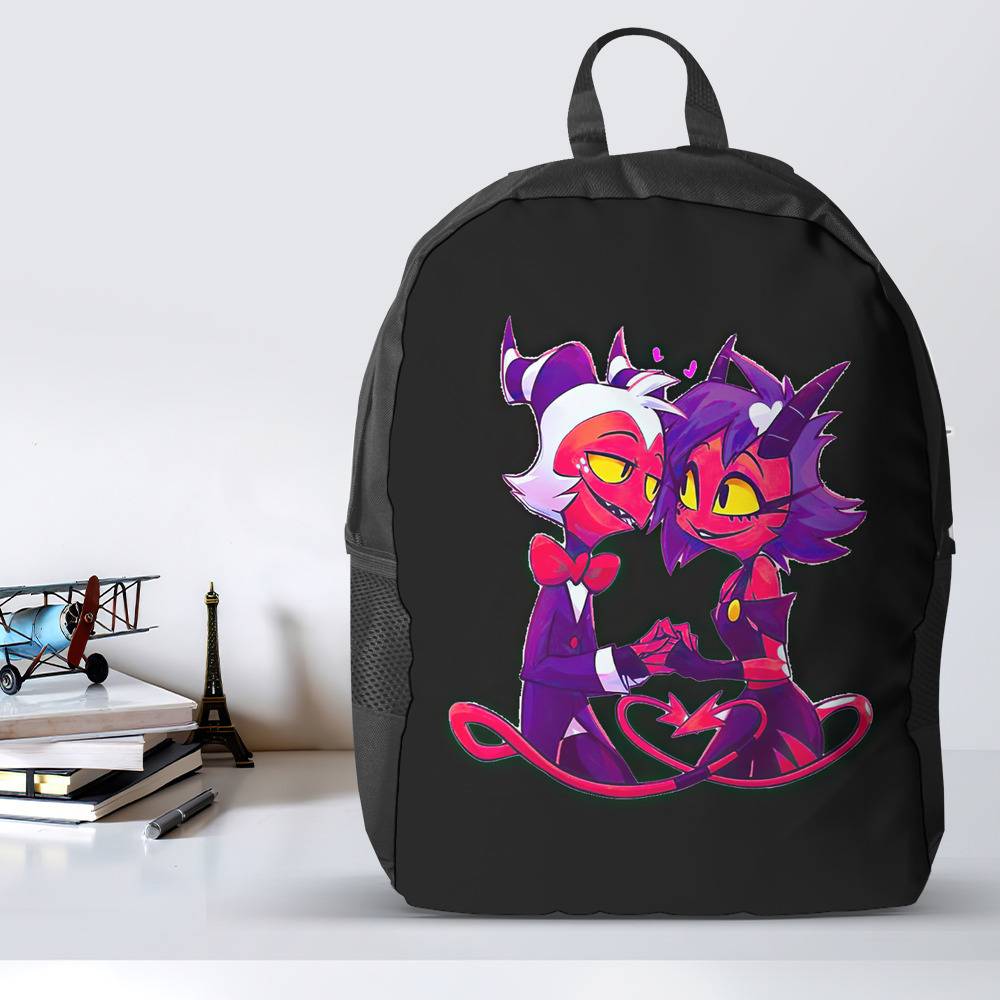 Helluva Boss Backpack Millie and Moxxie Backpack | helluvabossplush.com