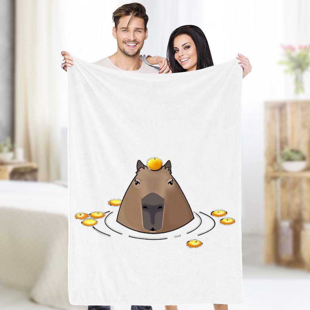 Capybara blanket hot sale