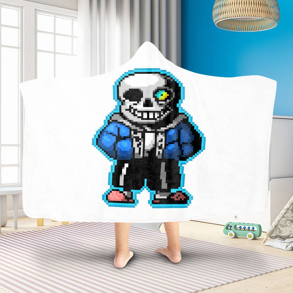 Sans Hoodie Blanket Sans Battle Sprite Hoodie Blanket