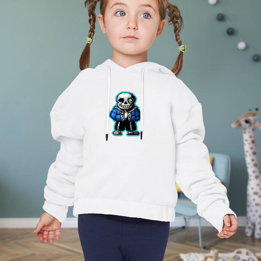 Sans Kid Hoodie Pixel Kid Hoodie plushsans