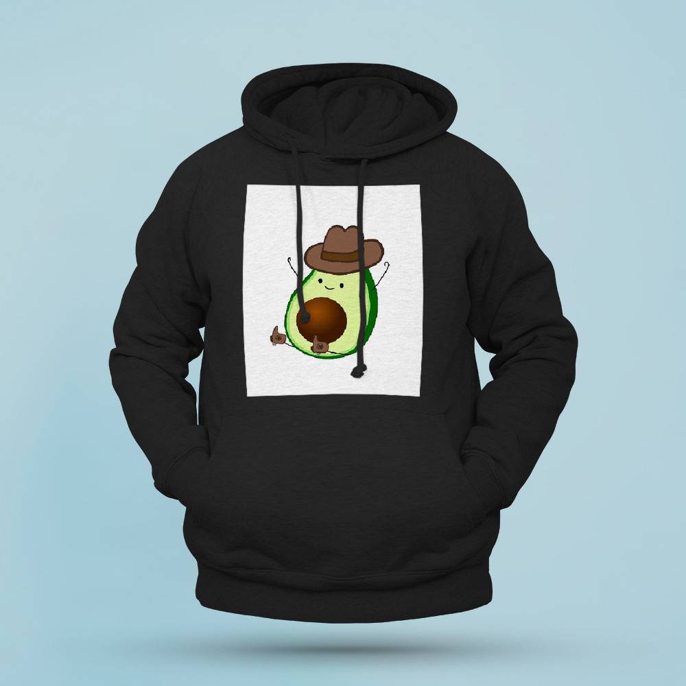 Avocado For Eat Cow For Love' Men's Hoodie