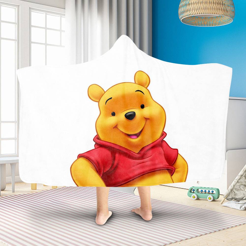 Disney Blanket , Hoodie Blanket 50x40, Winnie the Pooh Hooded