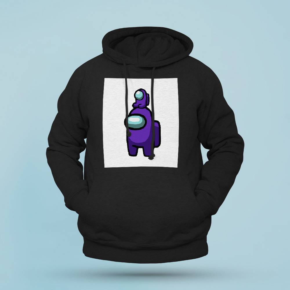 Purple among us hoodie hot sale