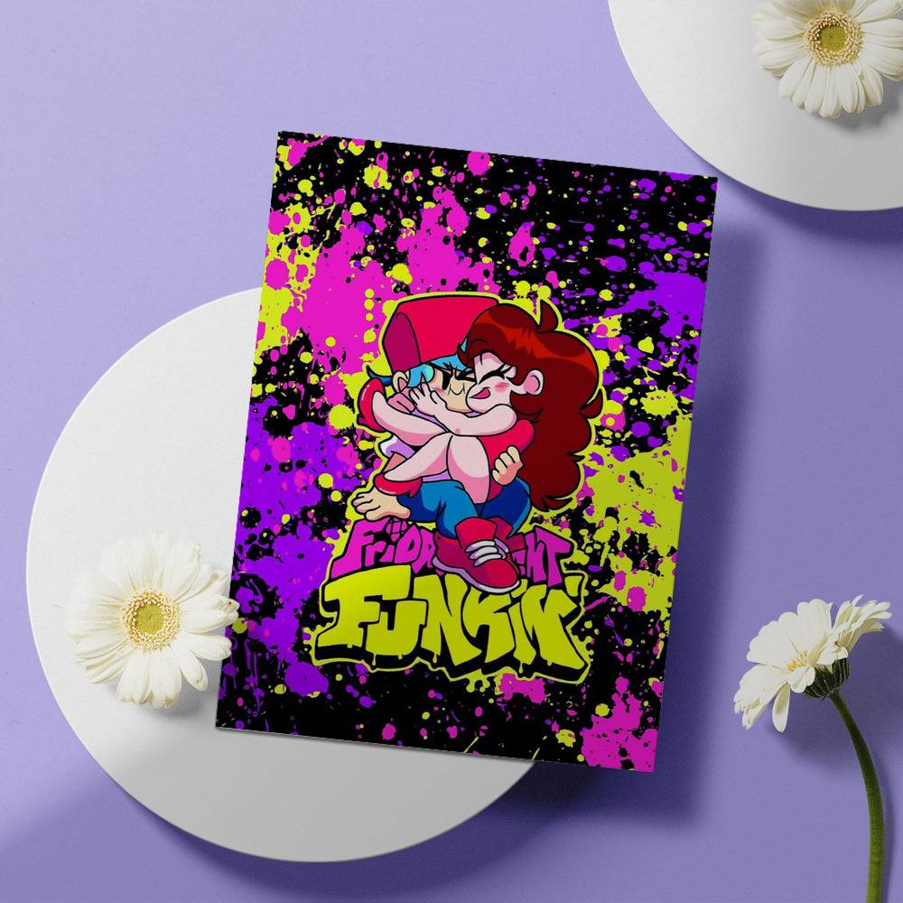 Friday Night Funkin Newgrounds Greeting Card for Sale by Inkrebel