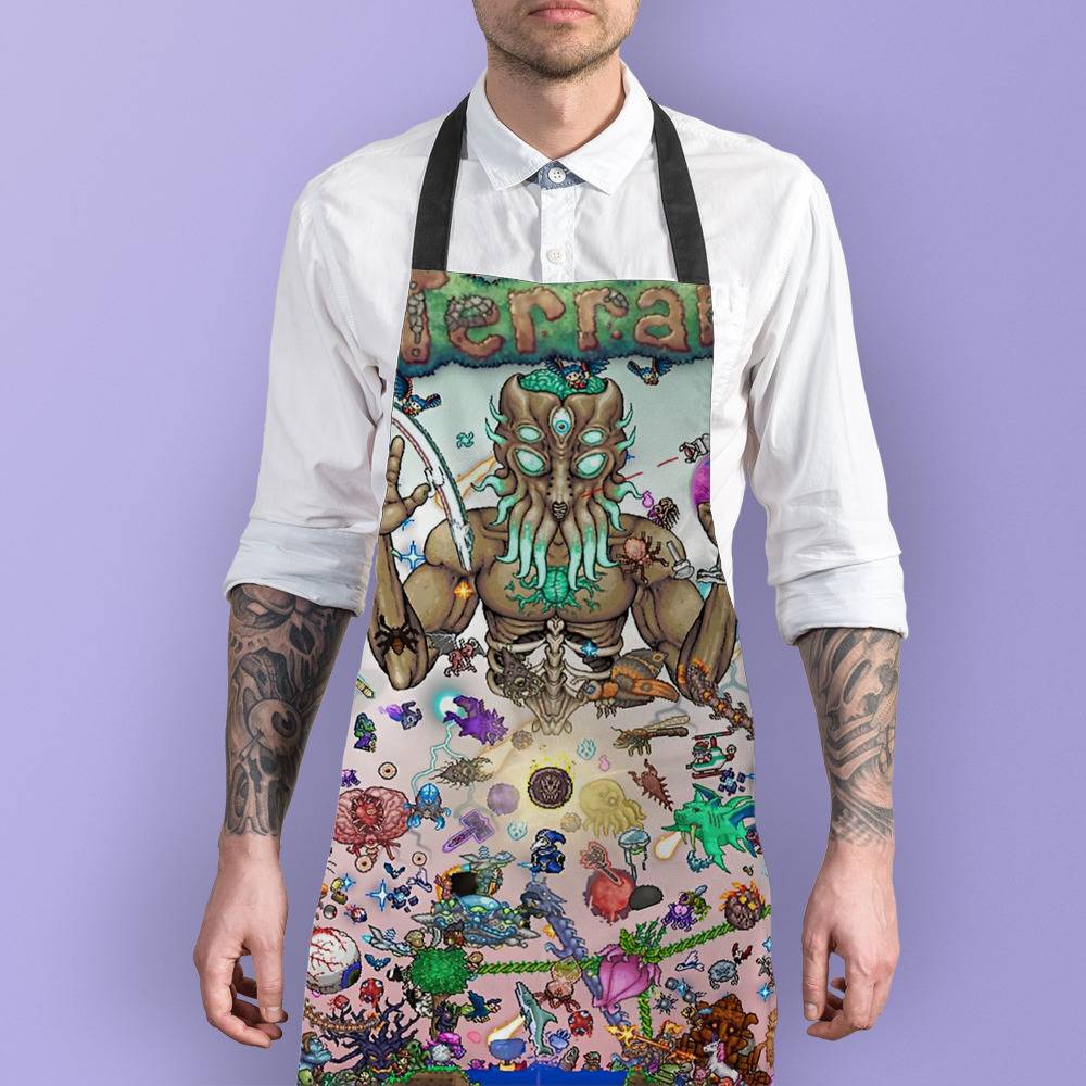 Terraria Muramasa Sword Design Apron for Sale by BobertRobertArt