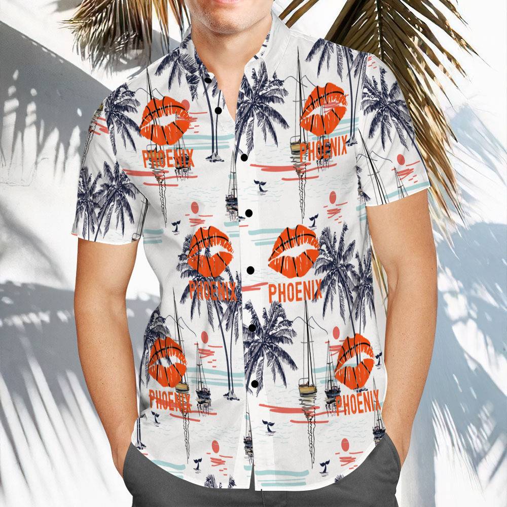 Phoenix Suns 2023 Earned Edition Jersey Inspired Custom Name Hawaiian Shirt  Best Gift For Men And Women Fans