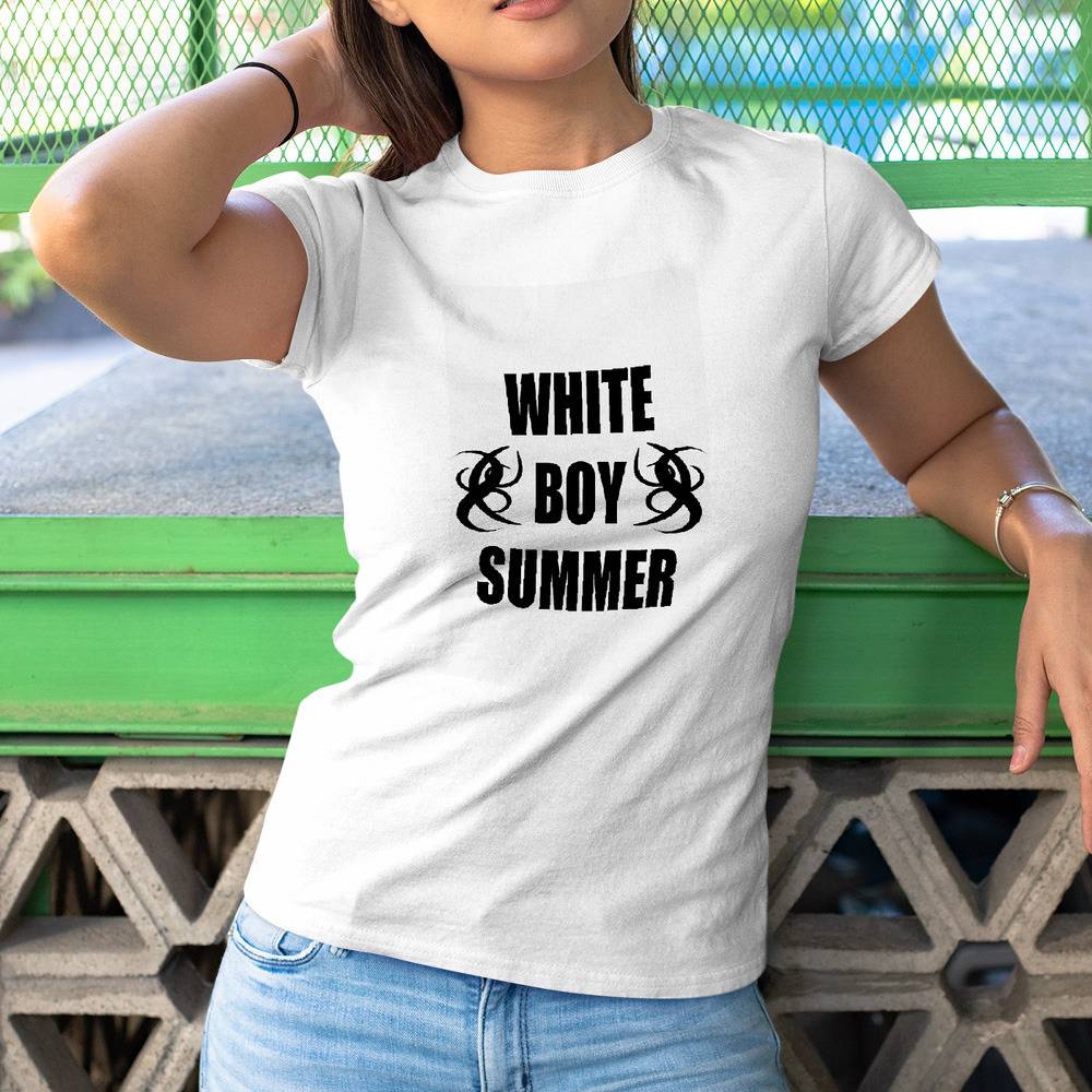 White Boy Summer T-shirt Art Design T-shirt