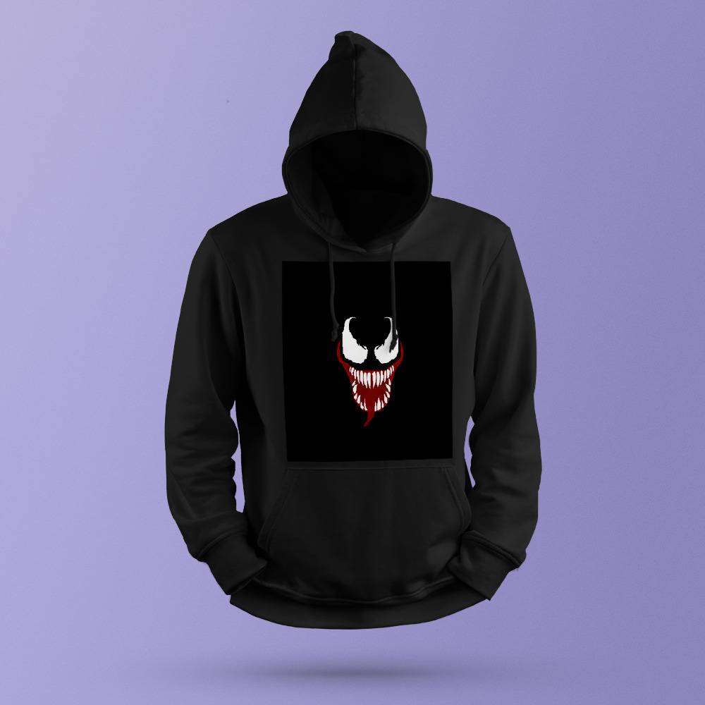 Venom zip up sales face hoodie