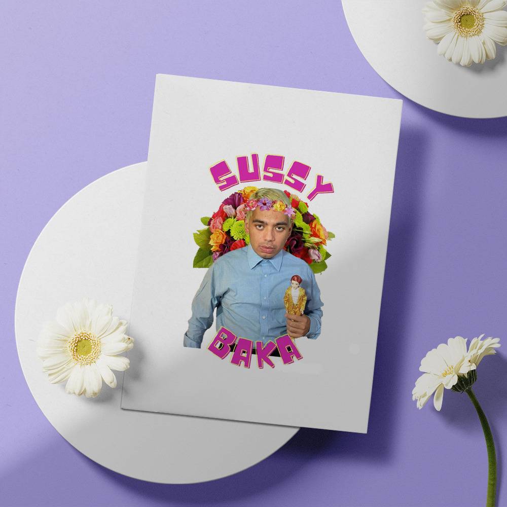 Sussy Baka | Greeting Card