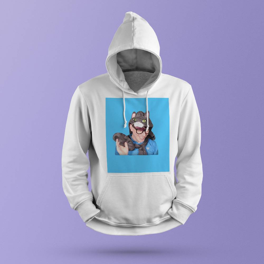 Patton sanders cheap cat hoodie