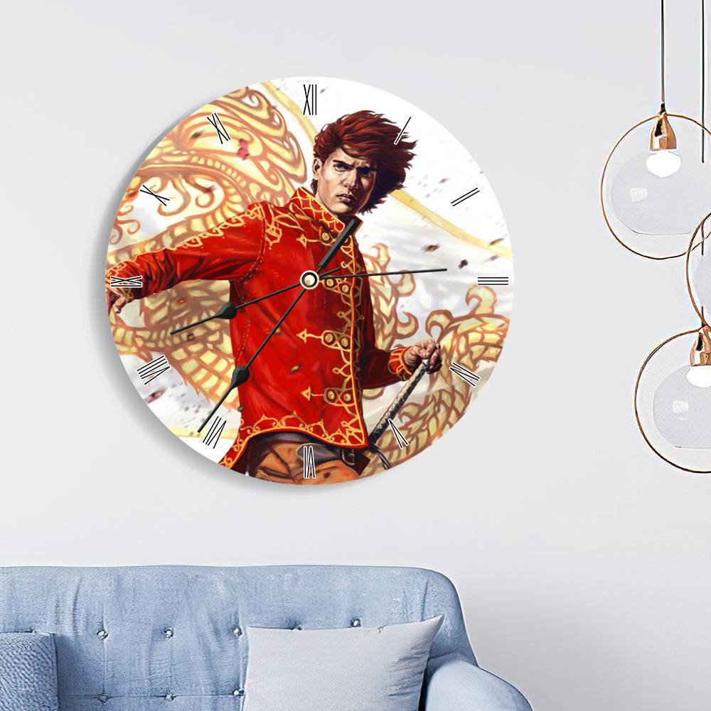 Wheel Of Time Round Wall Clocks Rand Al Thor Wall Clock Gifts for Wheel Of  Time Fans