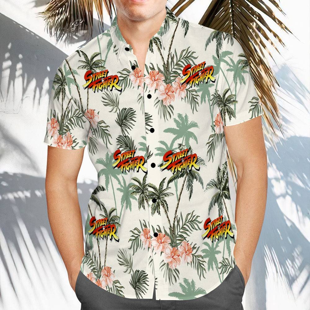 Vintage Street Fighter streetwear Hawaiian shirt