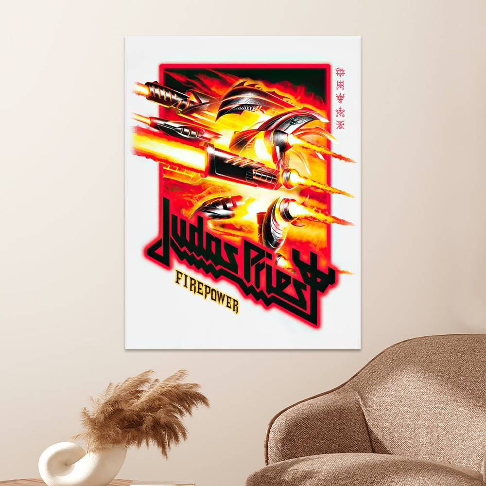 Judas Priest Group Music Heavy Metal New Art Poster by Dwi Riyani