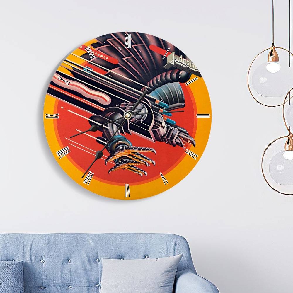 JUDAS PRIEST Clock - Vinyl Record Wall Clock Art - Vinyl Planet Art