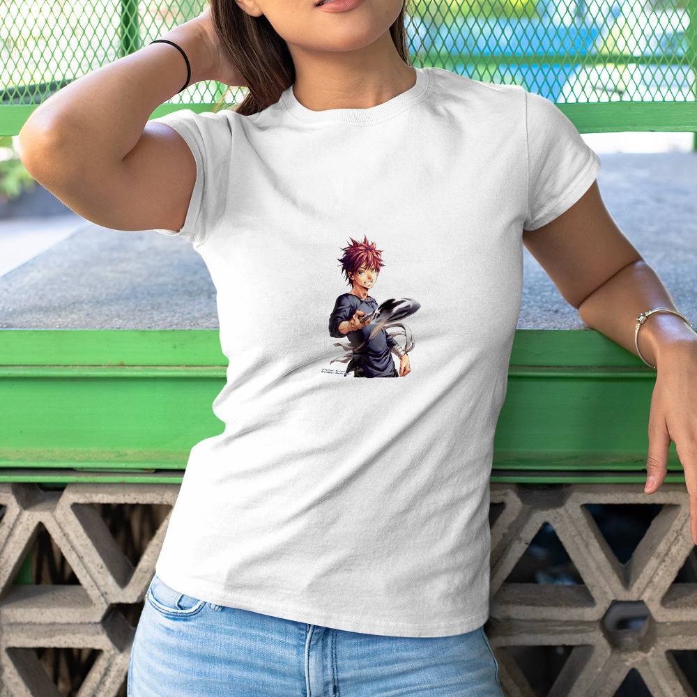 Holran Anime Shokugeki No Soma Cosplay Yukihira Souma Tshirt