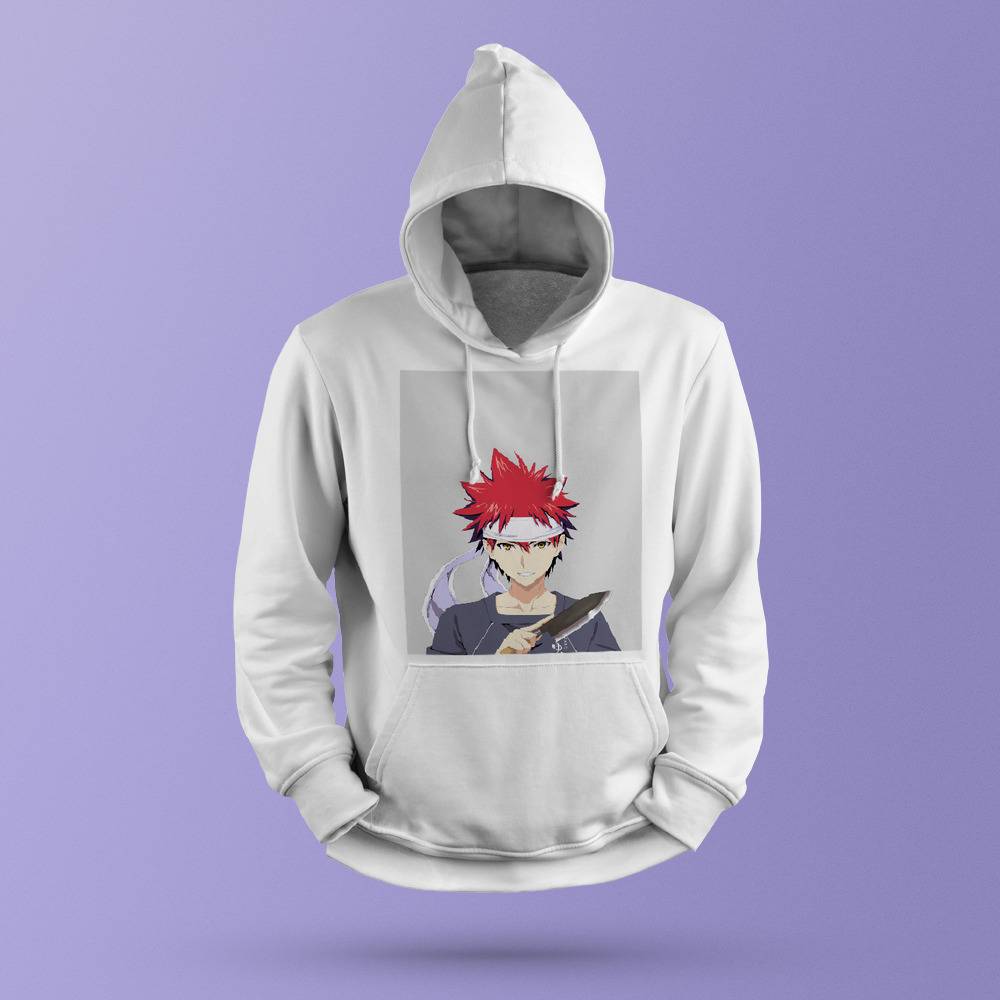 Holran Anime Shokugeki No Soma Cosplay Yukihira Souma Tshirt : :  Fashion