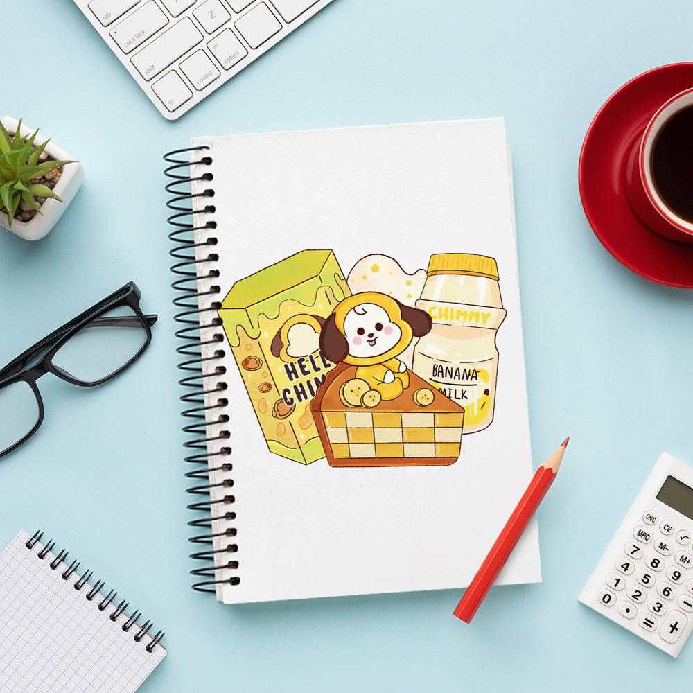 BT21 TATA Journal: 6 × 9 journal for writing down Daily Habits