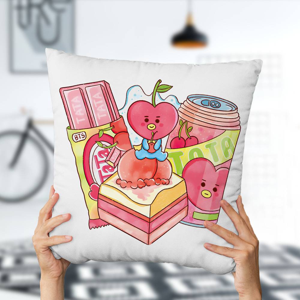 Korean Style BTS Plush Toy Pillow - High Quality BT21 Throw Pillow