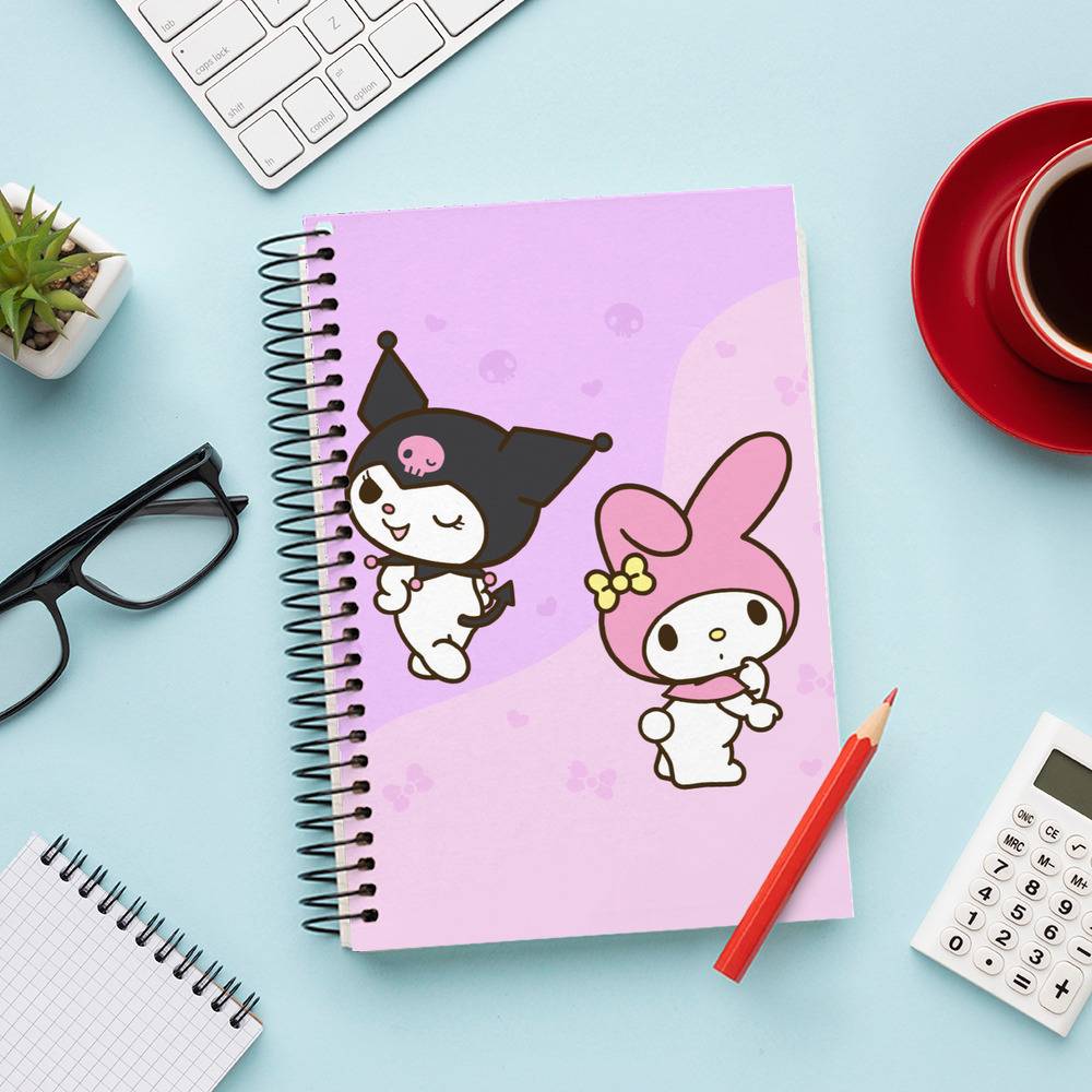 Kuromi Spiral Bound Notebook Journal Diary Gift for Fans My Melody and  Kuromi Profile