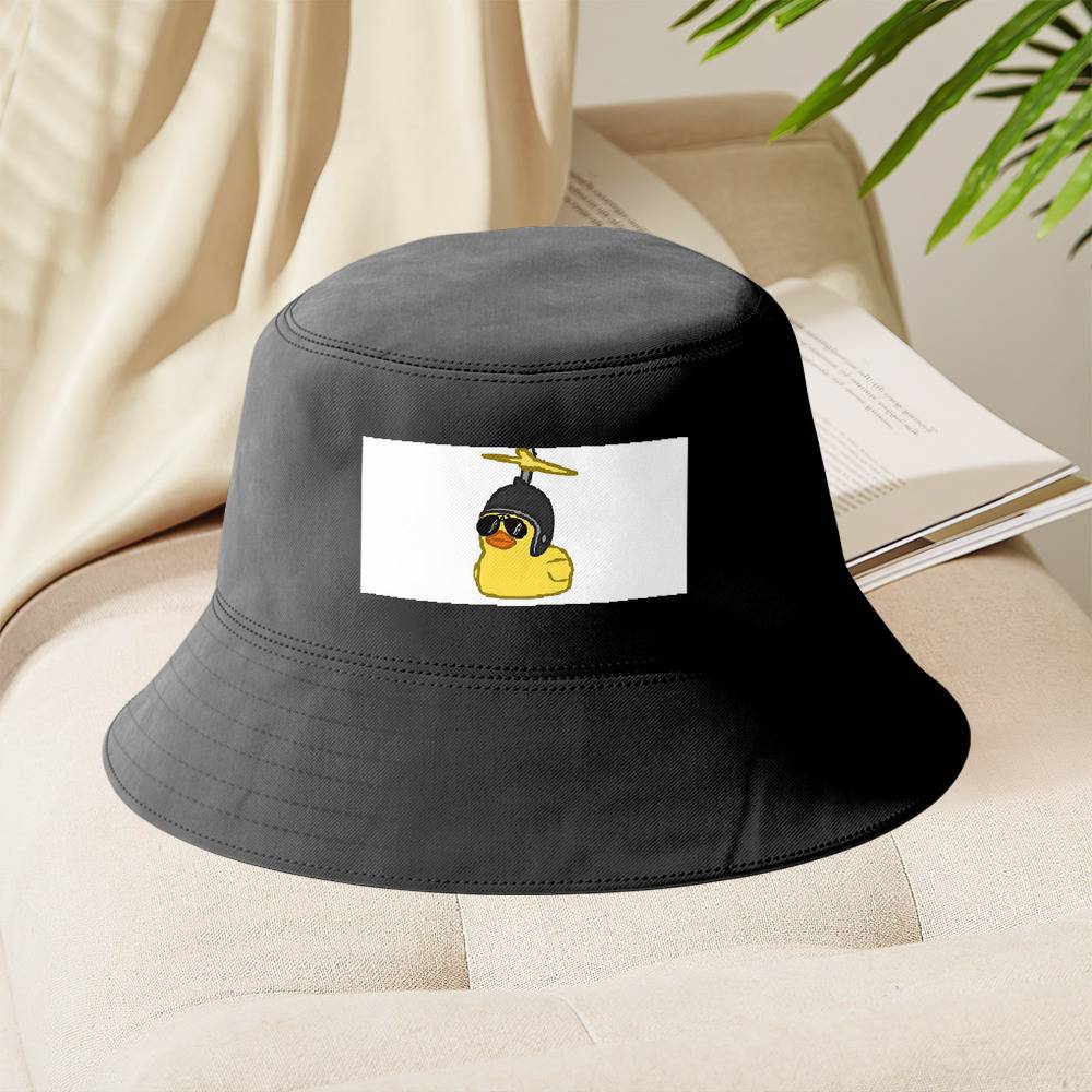 Hat Rubber Hat Unisex Bucket Hat Sun Duck Duck Fisherman